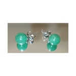 boucles d'oreilles aventurine verte 2