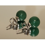 boucles doreilles aventurine verte 5