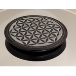 porte encens rond fleur de vie 10 cm 2
