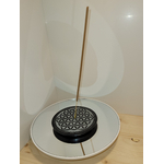 porte encens rond fleur de vie 10 cm 3