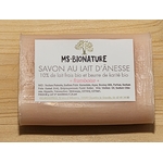 Savon au lait d'ânesse frais bio et Framboise