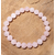 bracelet quartz rose 1