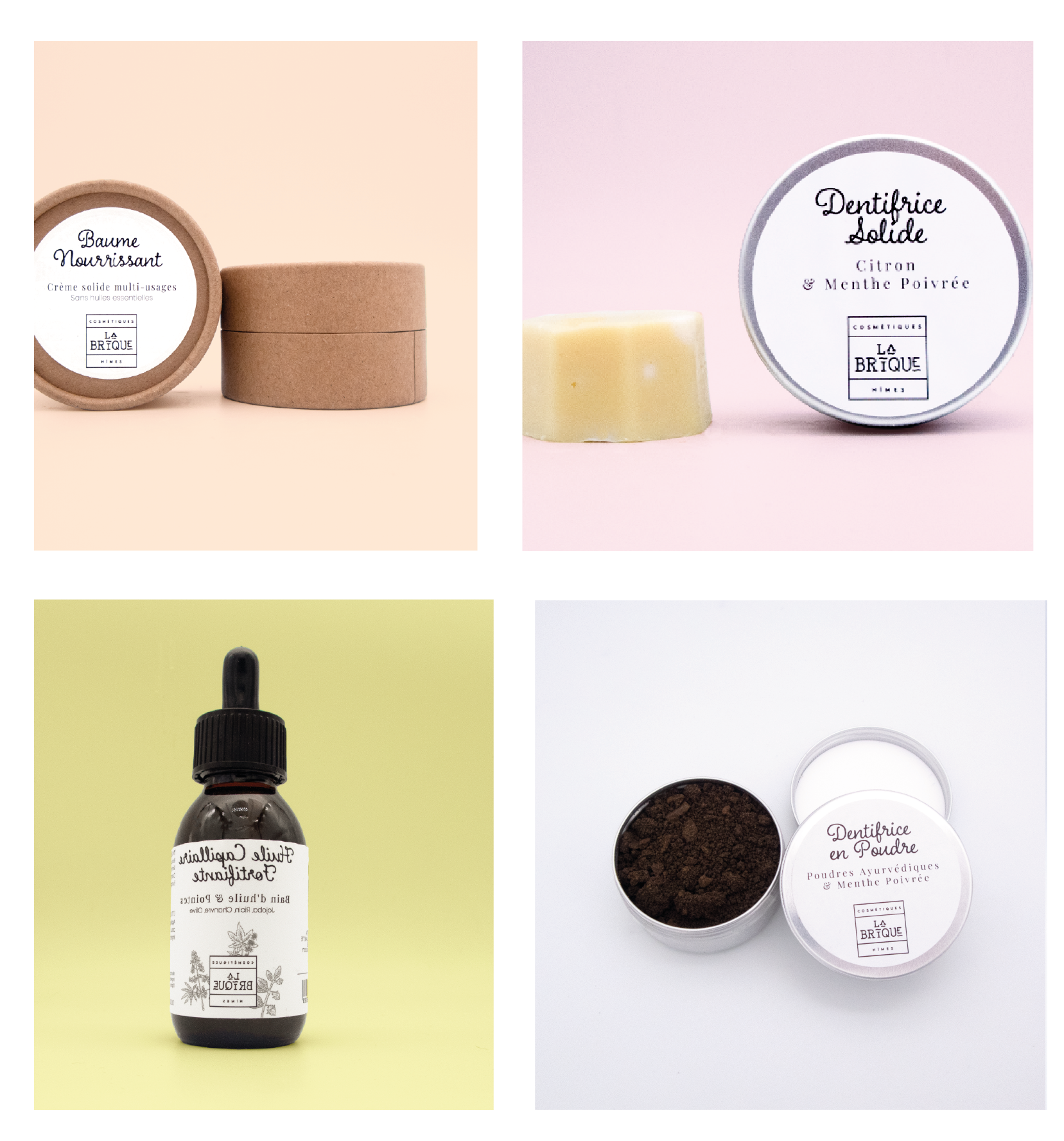 la brique les cosmetiques qui sutilisent avec les doigts