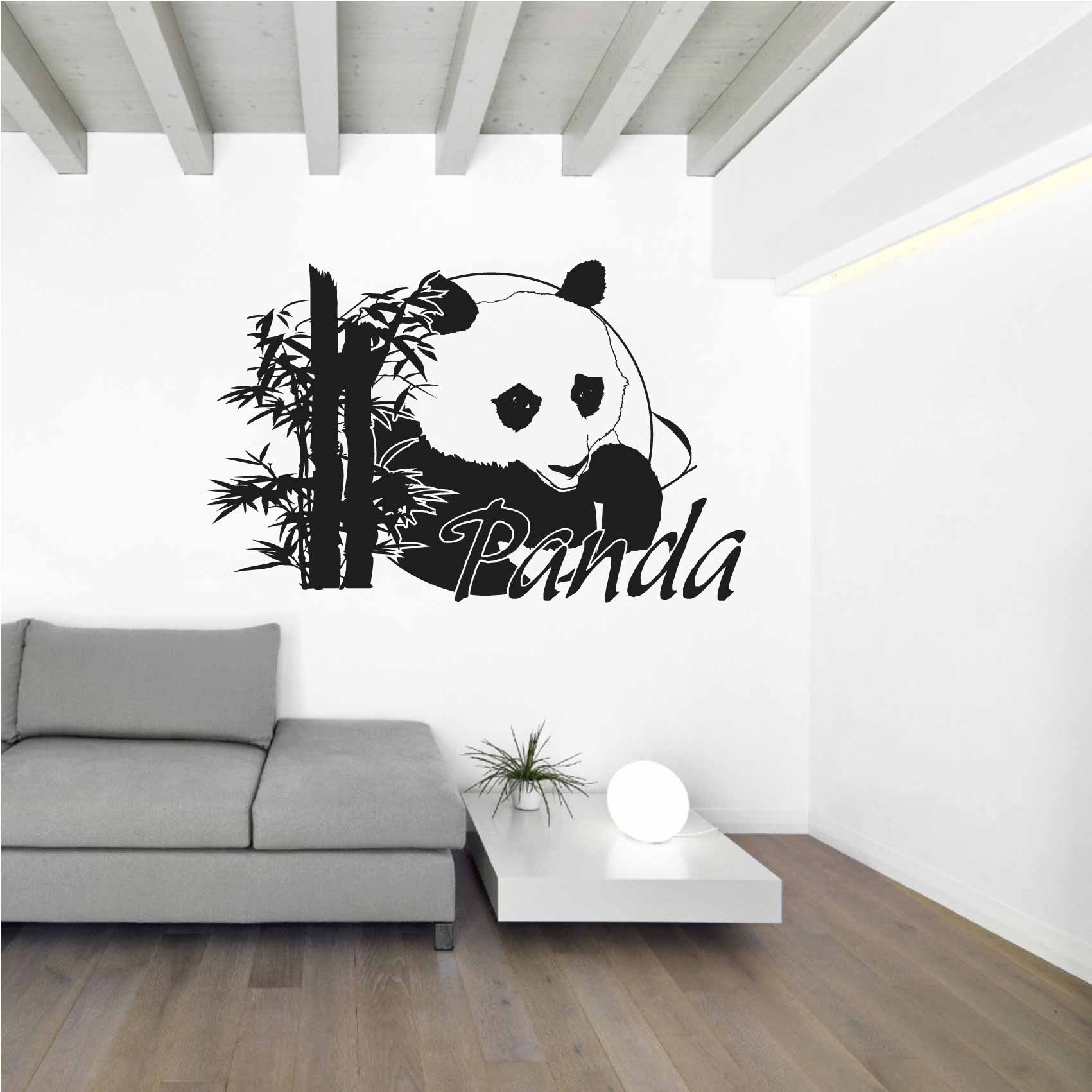 stickers-panda-bambou-ref5panda-autocollant-muraux-animaux-sticker-mural-deco-salon-chambre-enfant