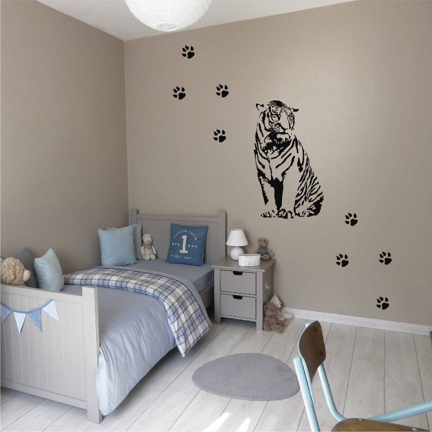 stickers-tigre-traces-ref2tigre-autocollant-muraux-animaux-sticker-mural-deco-salon-chambre-enfant