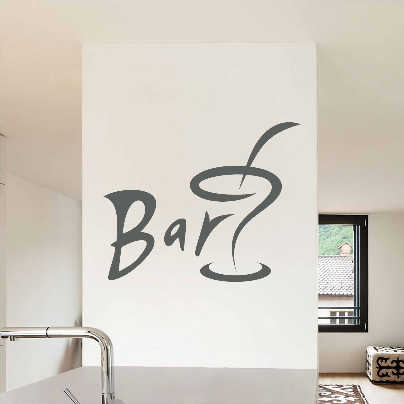 Stickers Muraux Cuisine Café - Motifs Grains De Café Et Tasses - PVC Autocollant 20x30 Cm - Déco Amovible