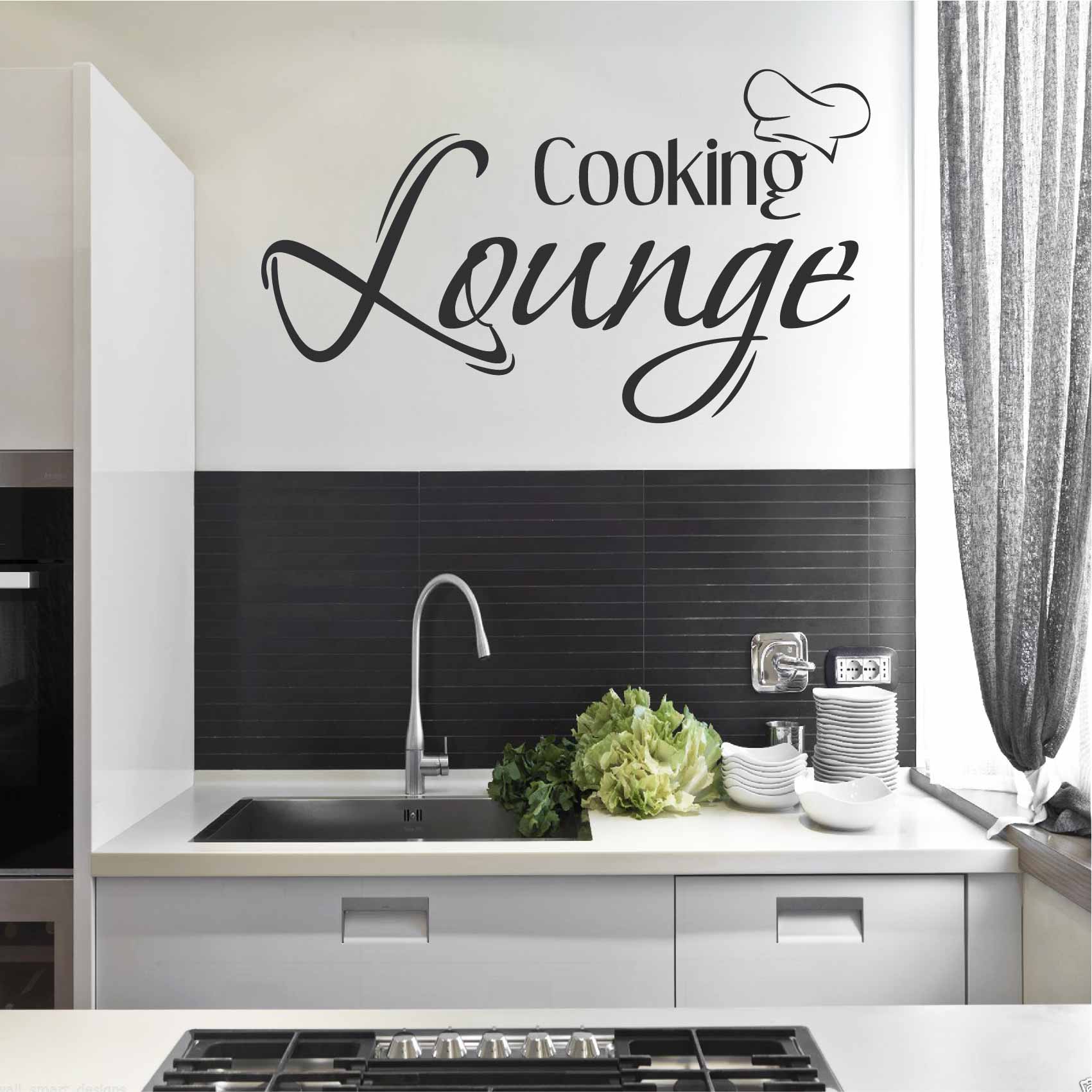 Stickers Cuisine Cooking Lounge - Autocollant muraux et deco
