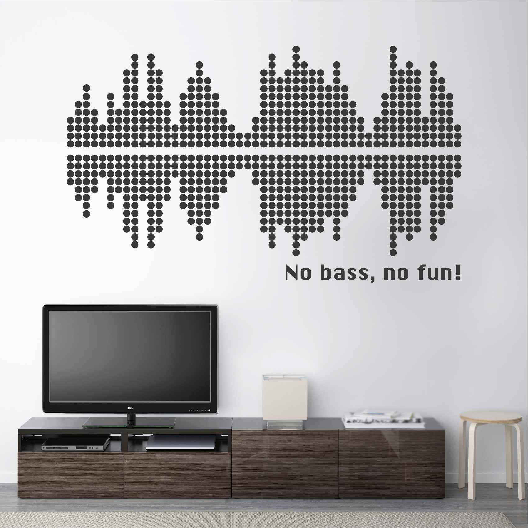 stickers-no-bass-no-fun-ref12musique-autocollant-muraux-musique-sticker-mural-musical-note-notes-deco-salon-chambre-adulte-ado-enfant