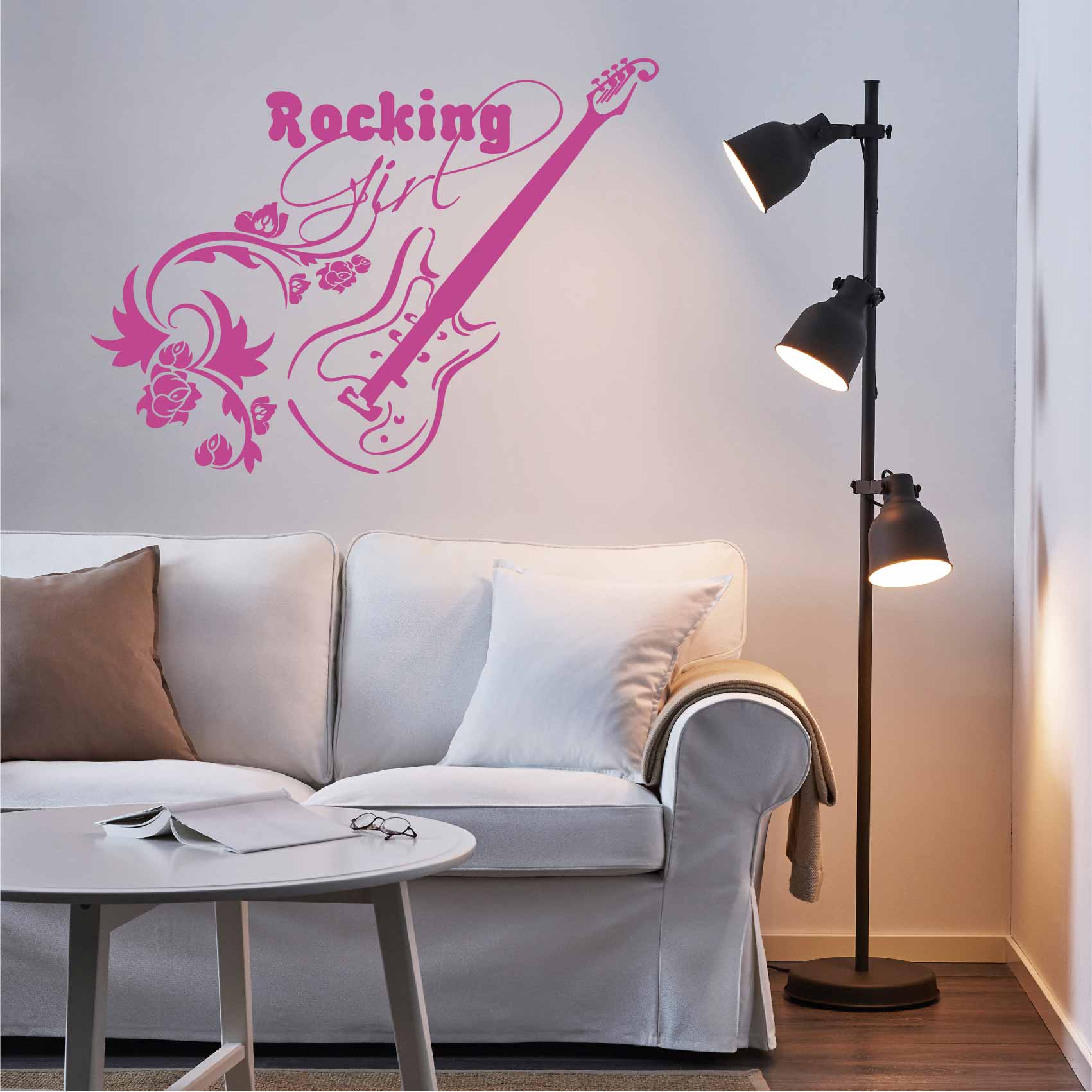 stickers-rocking-girl-ref43musique-autocollant-muraux-musique-sticker-mural-musical-note-notes-deco-salon-chambre-adulte-ado-enfant