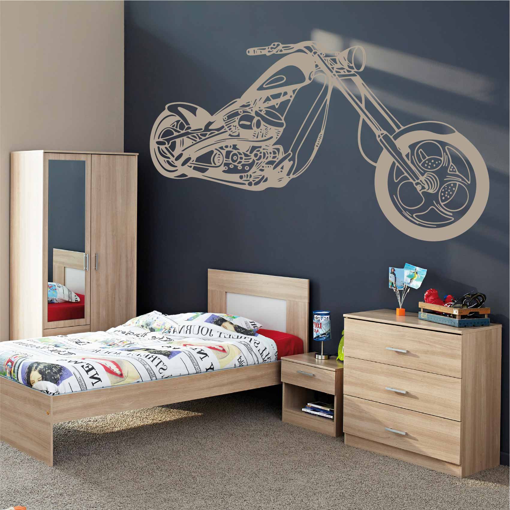 Stickers Moto enfant - Autocollant muraux et deco