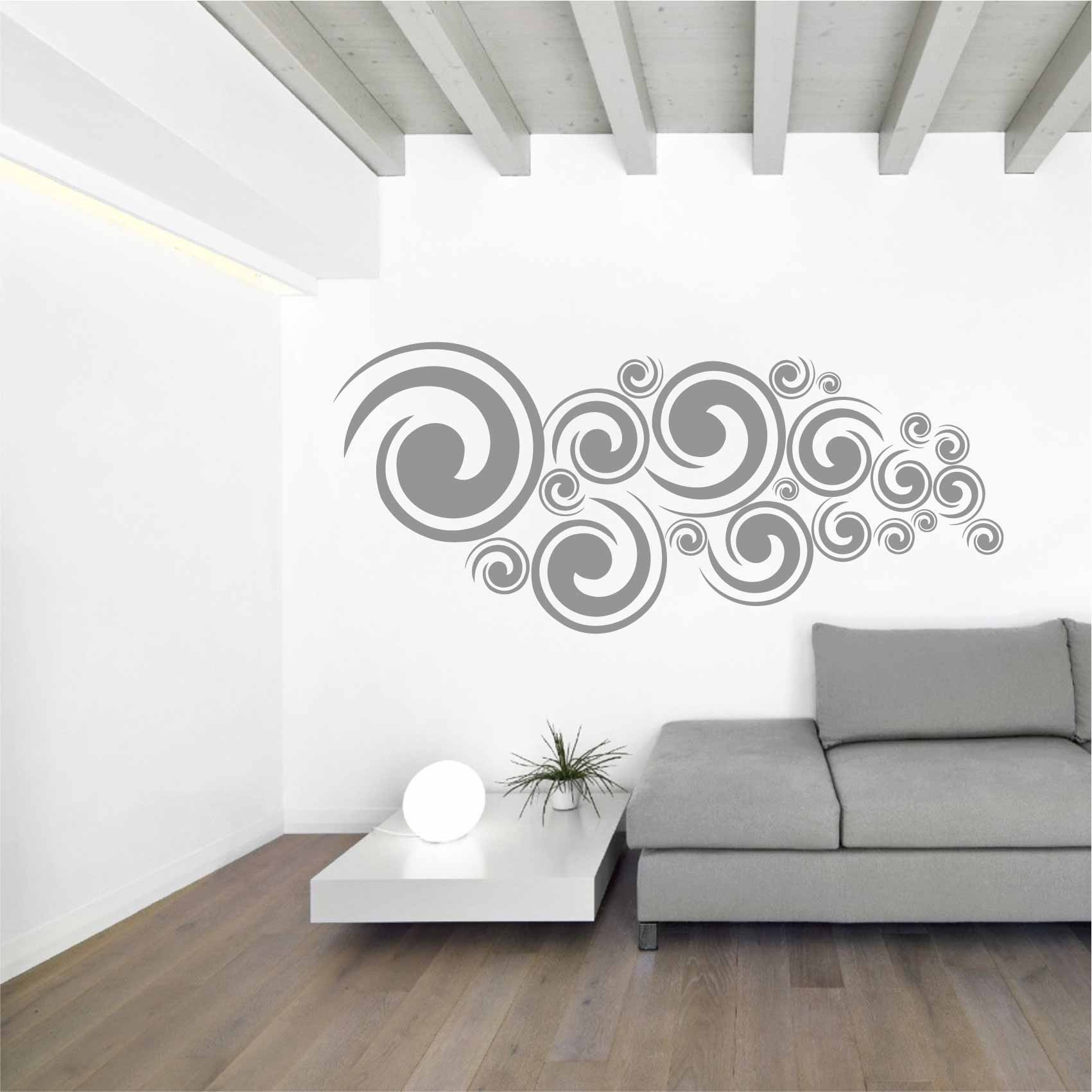 Stickers graphique - stickers muraux salon design – ambiance-sticker