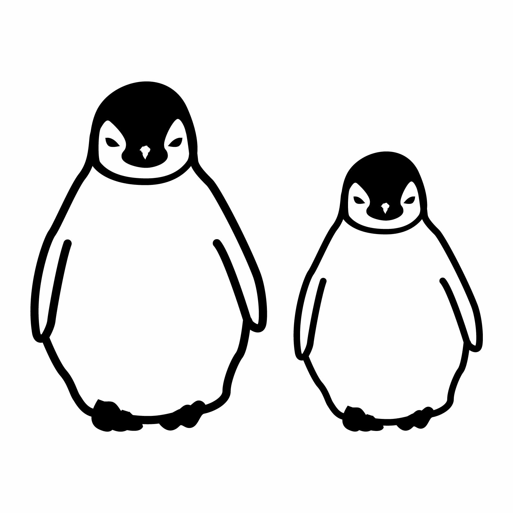 stickers-bébé-pingouins-ref6bébéanimaux-stickers-bébé-animaux-autocollant-muraux-bébé-animal-sticker-mural-enfant-chambre-salon-(2)