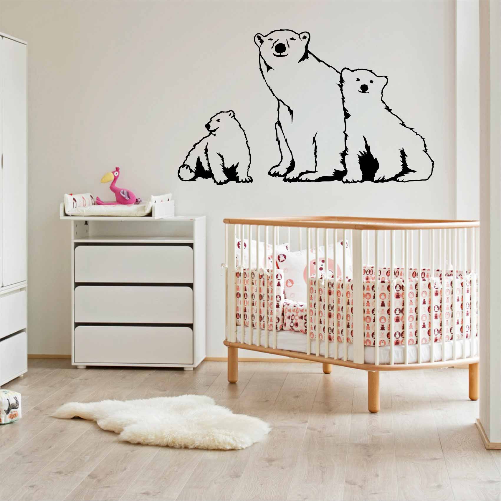 stickers-famille-ours-ref1ours-stickers-muraux-ours-autocollant-chambre-salon-deco-sticker-mural-ours-animaux