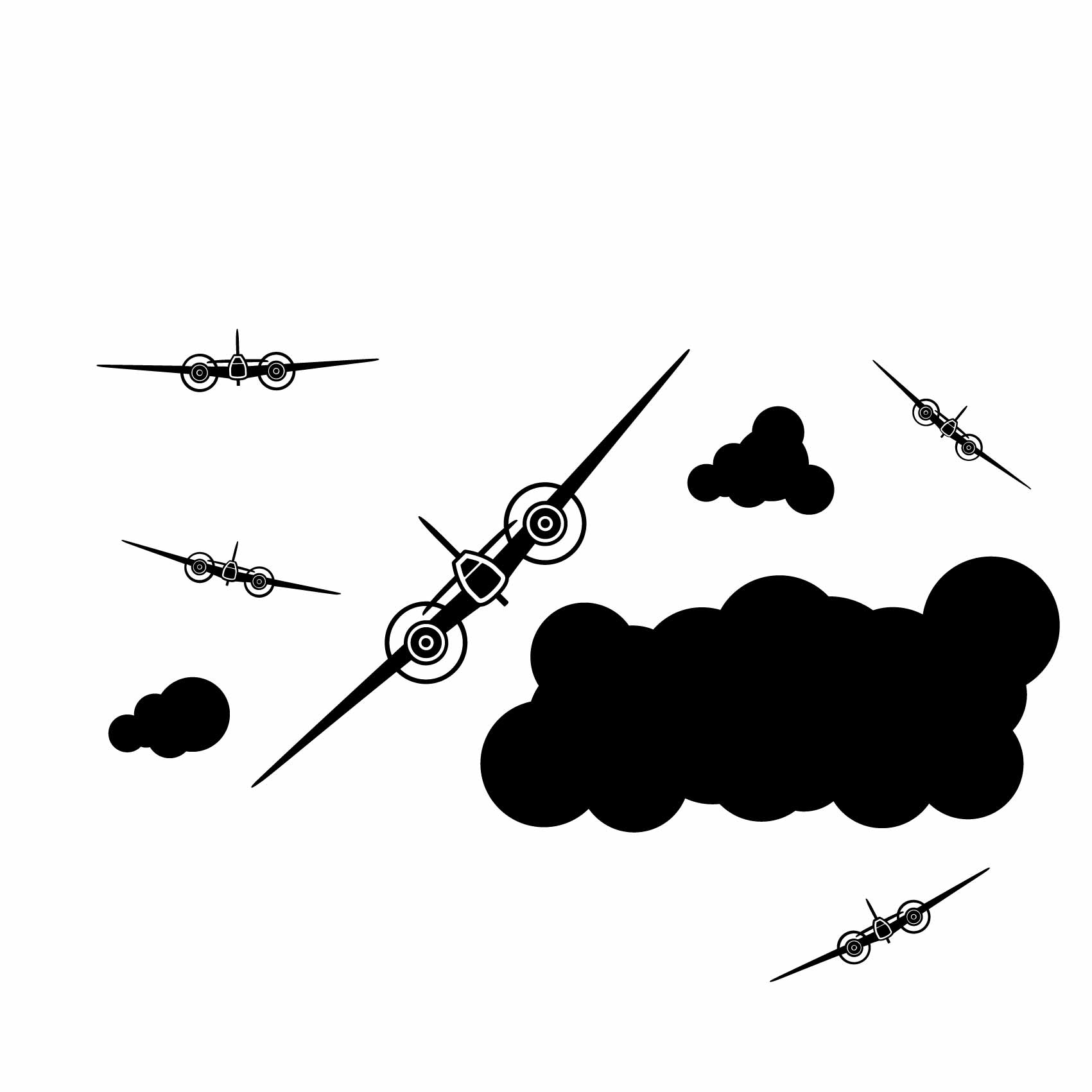 stickers-avions-nuages-ref13avion-stickers-muraux-avion-autocollant-deco-chambre-enfant-sticker-mural-avions-(2)
