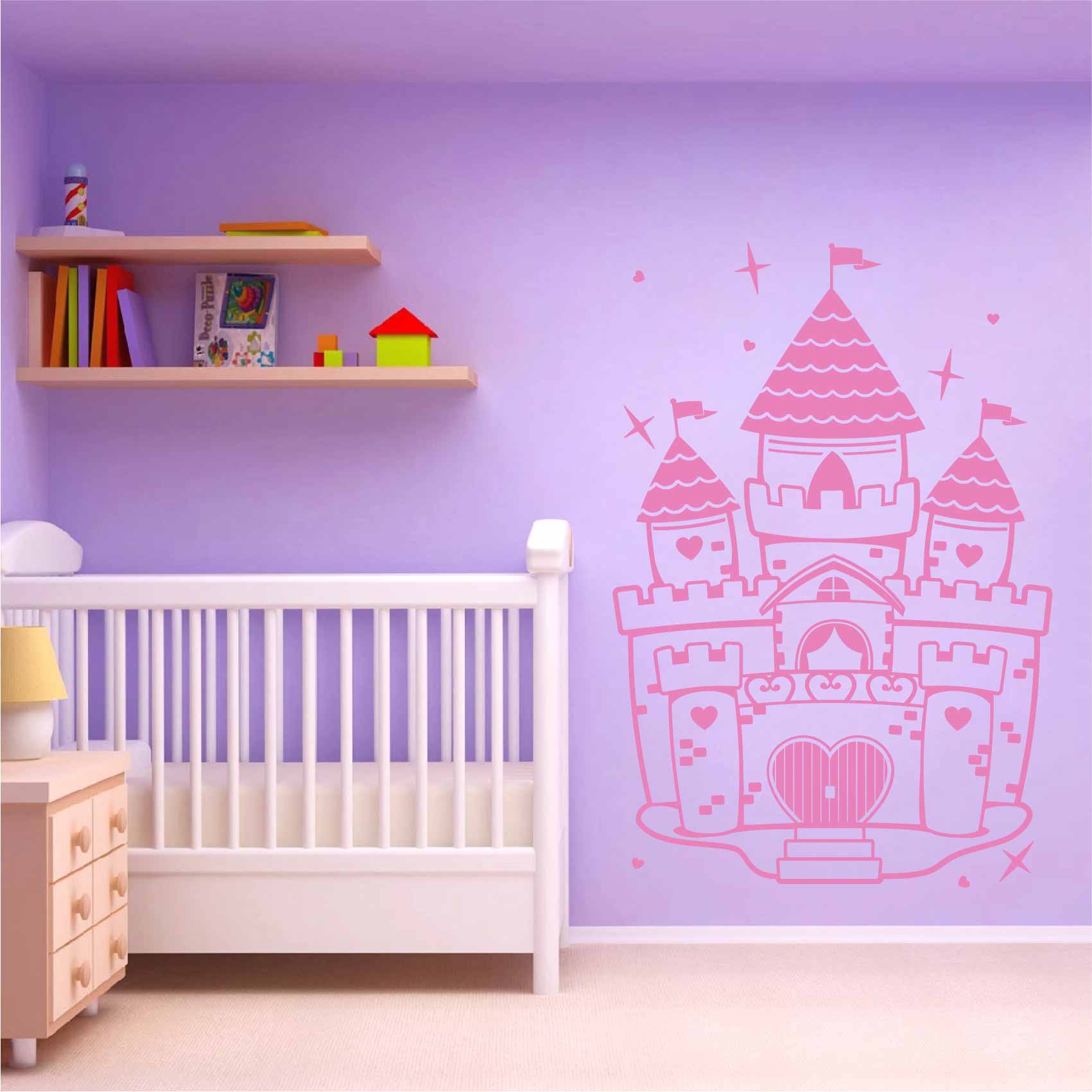 Autocollant mural à motif princesse pour chambre fille • Petites Pirates