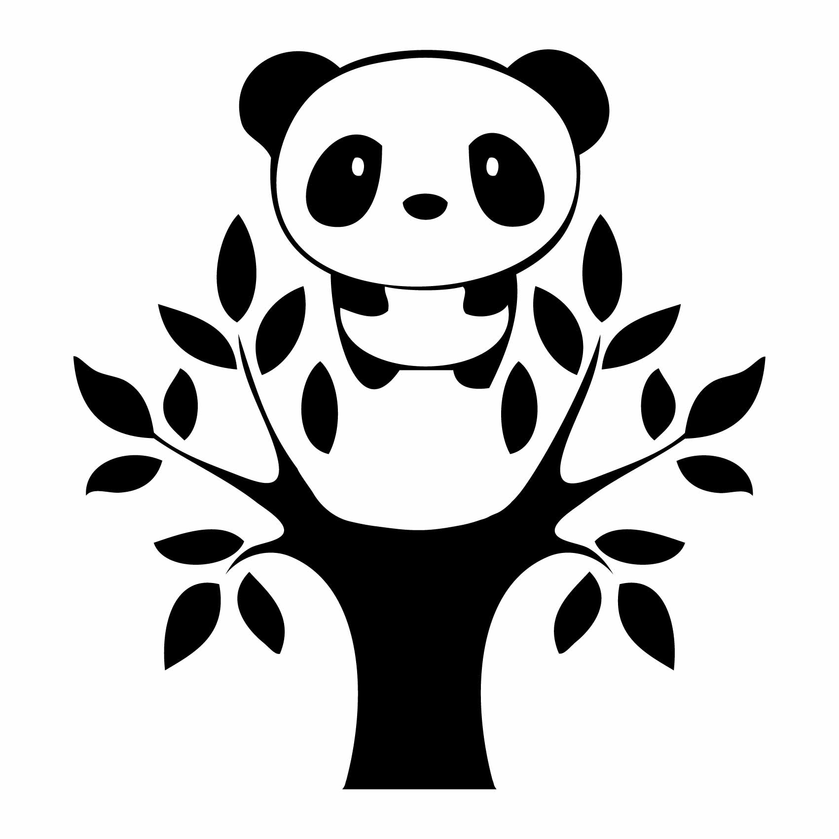 Stickers Panda Arbre Autocollant Muraux Et Deco