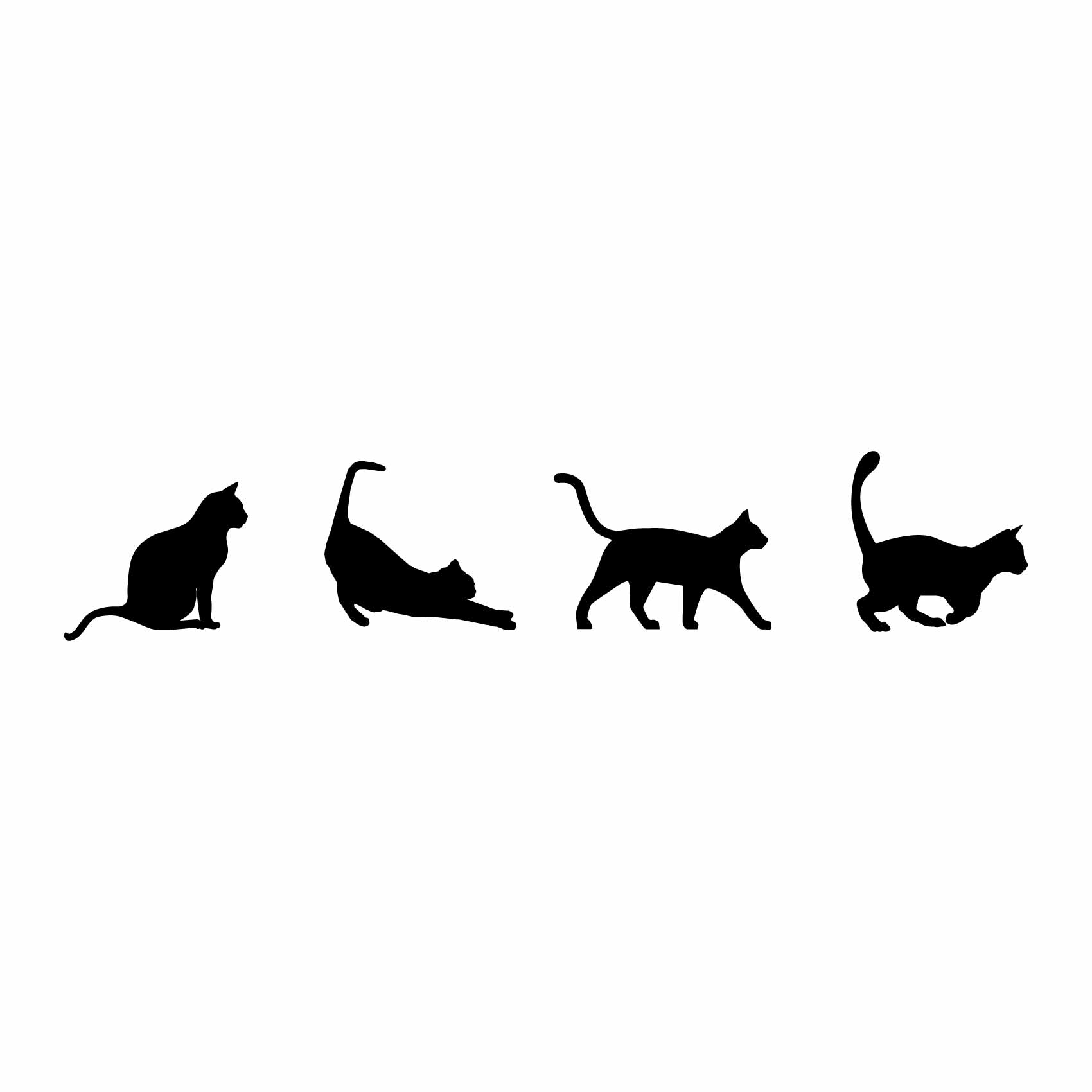 stickers-chats-qui-courent-ref10chat-autocollant-chat-deco-sticker-chaton-chambre-enfant-stickers-muraux-fb