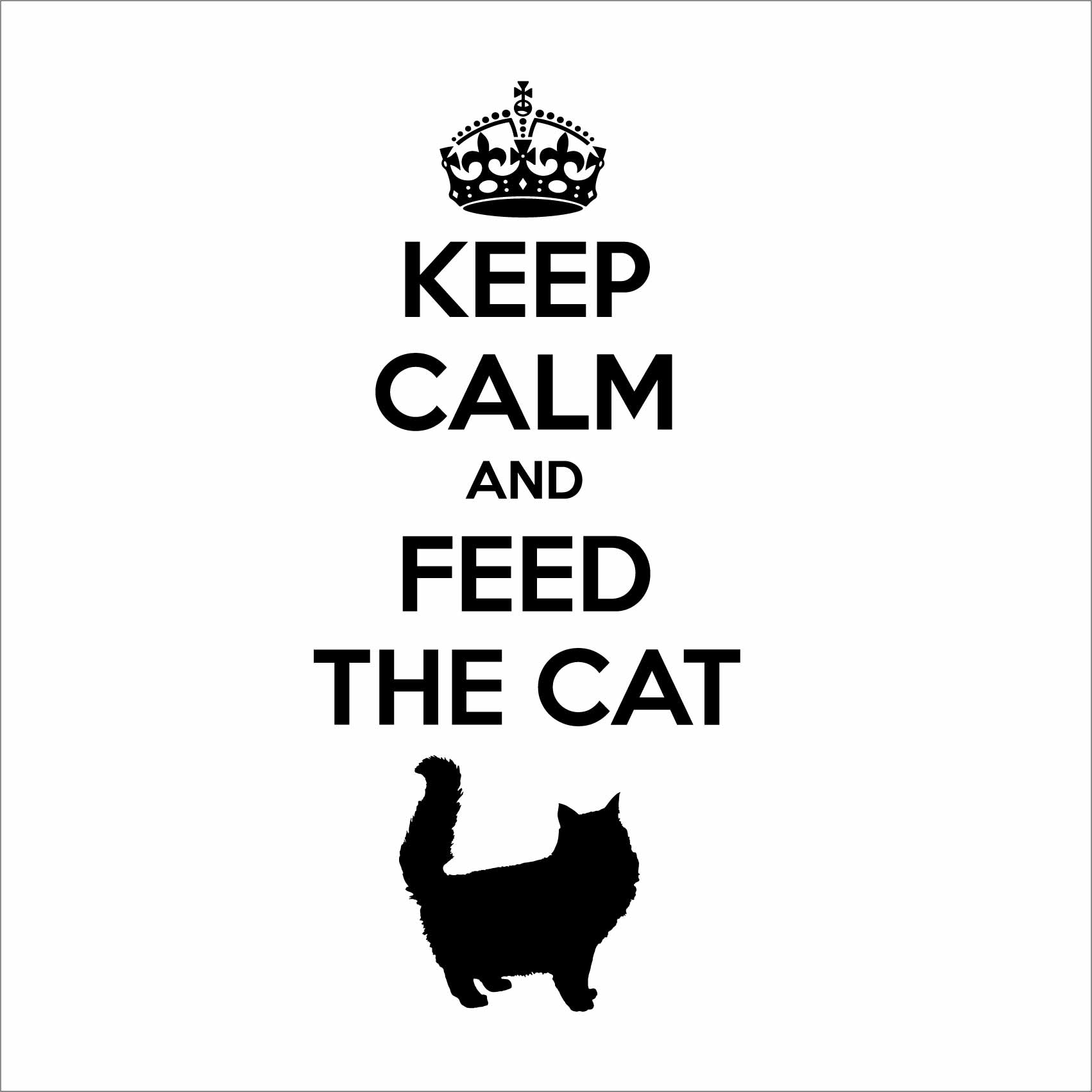 stickers-keep-calm-and-feed-the-cat-ref21chat-autocollant-chat-norvegien-deco-sticker-cuisine-stickers-muraux-fb