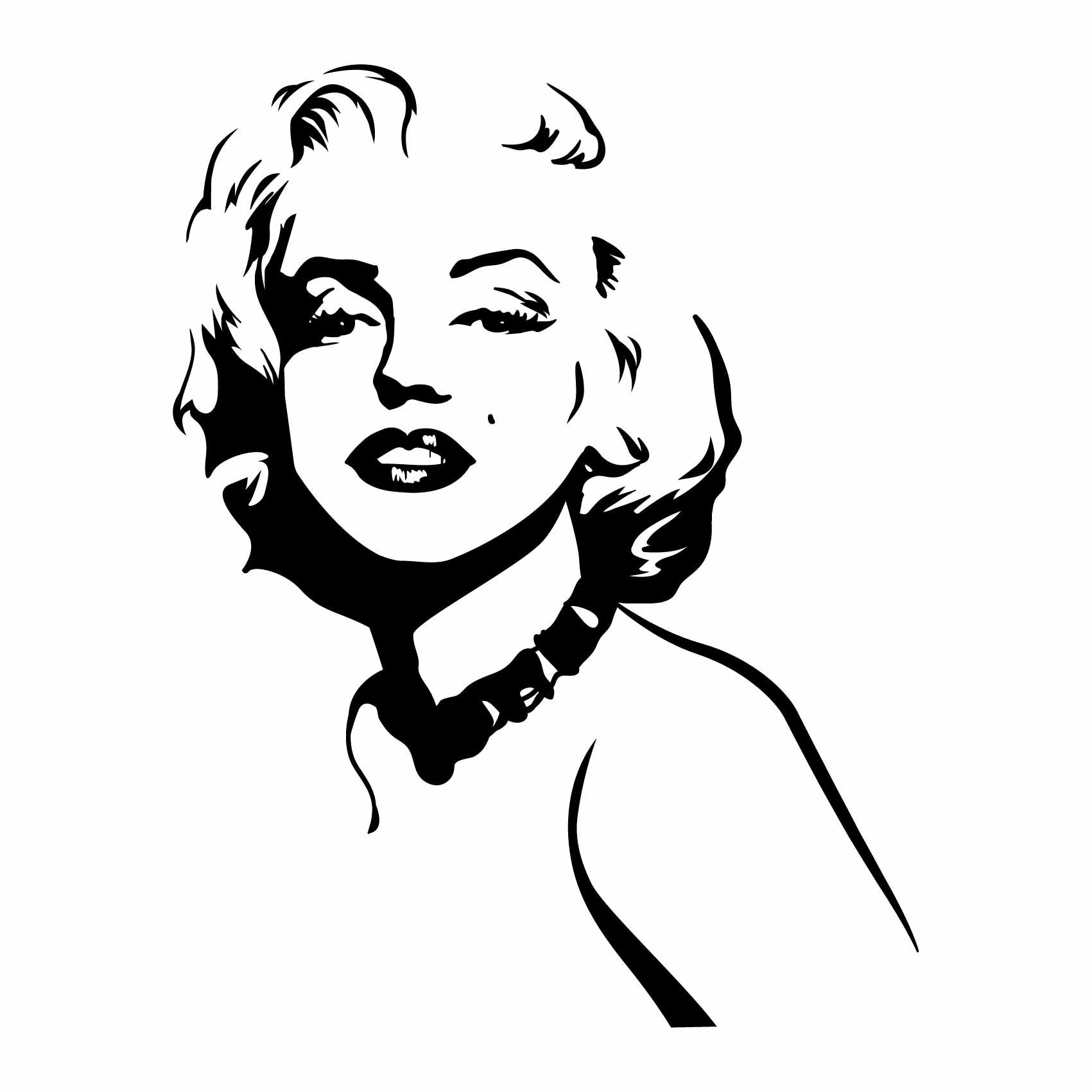 Stickers Marilyn Monroe.