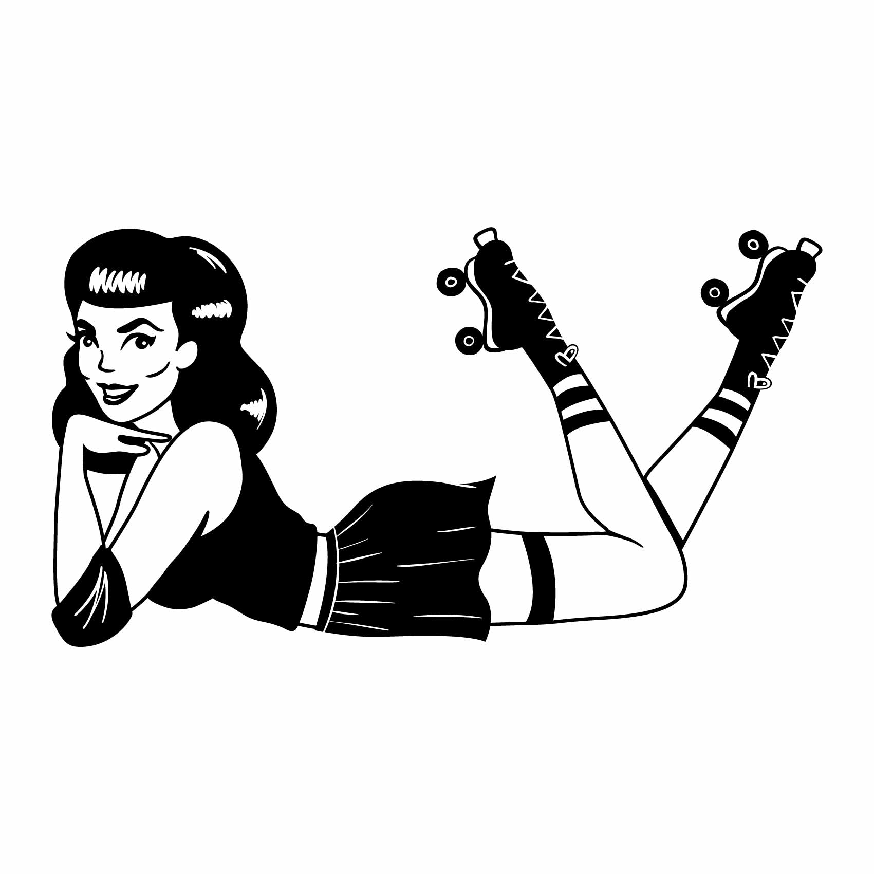 Stickers Pin up Rollers