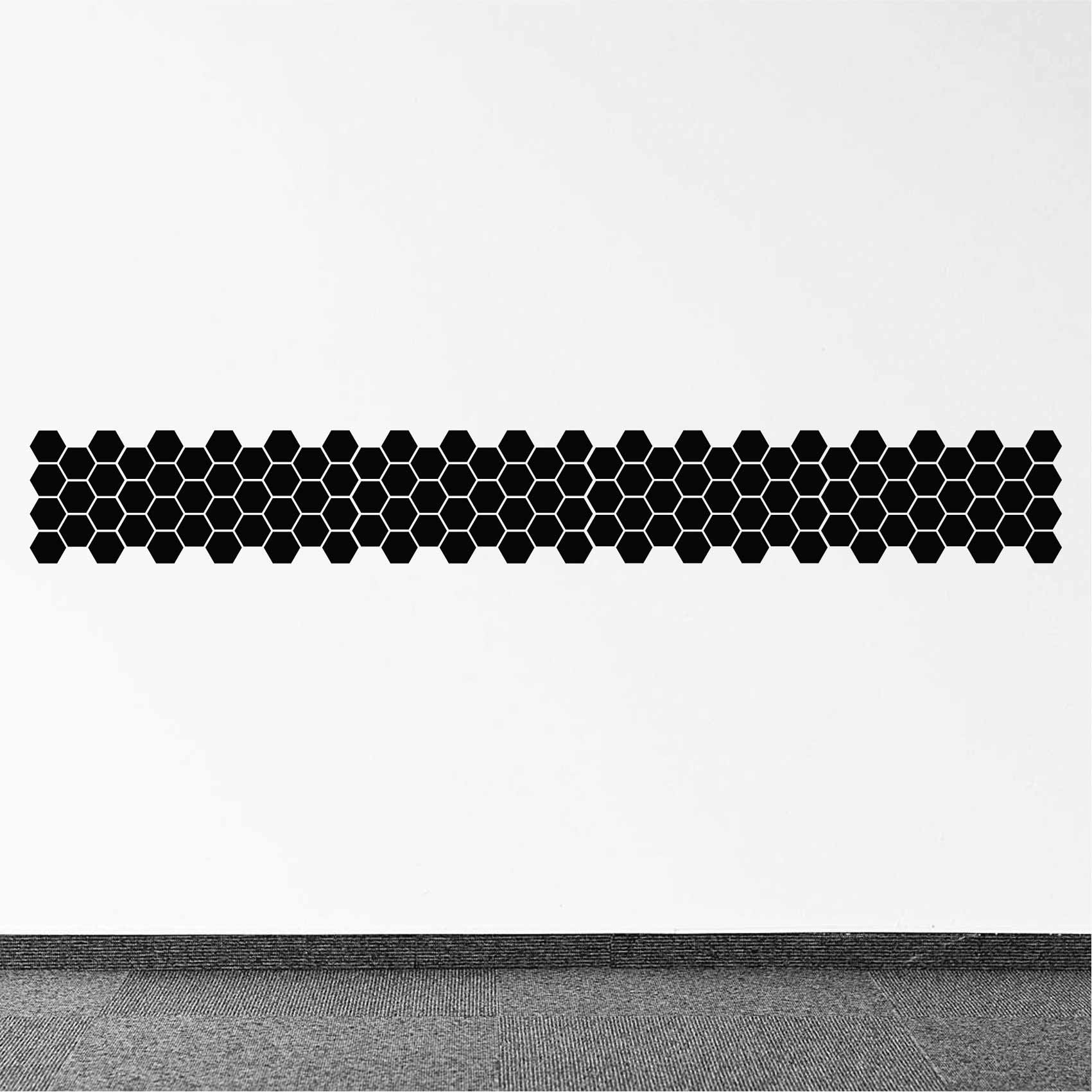 Stickers Hexagone bande - Autocollant muraux et deco
