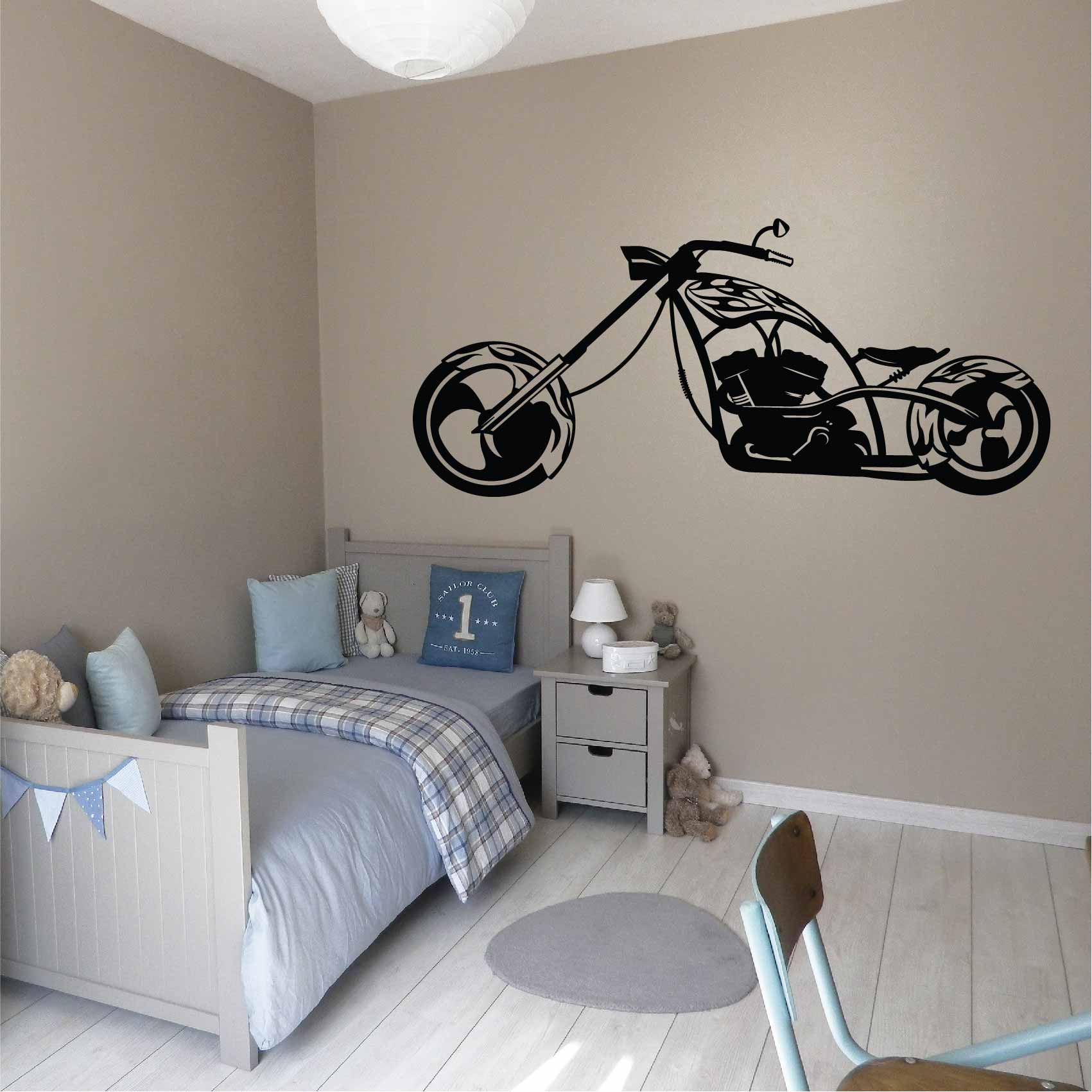 Décoration murale moto