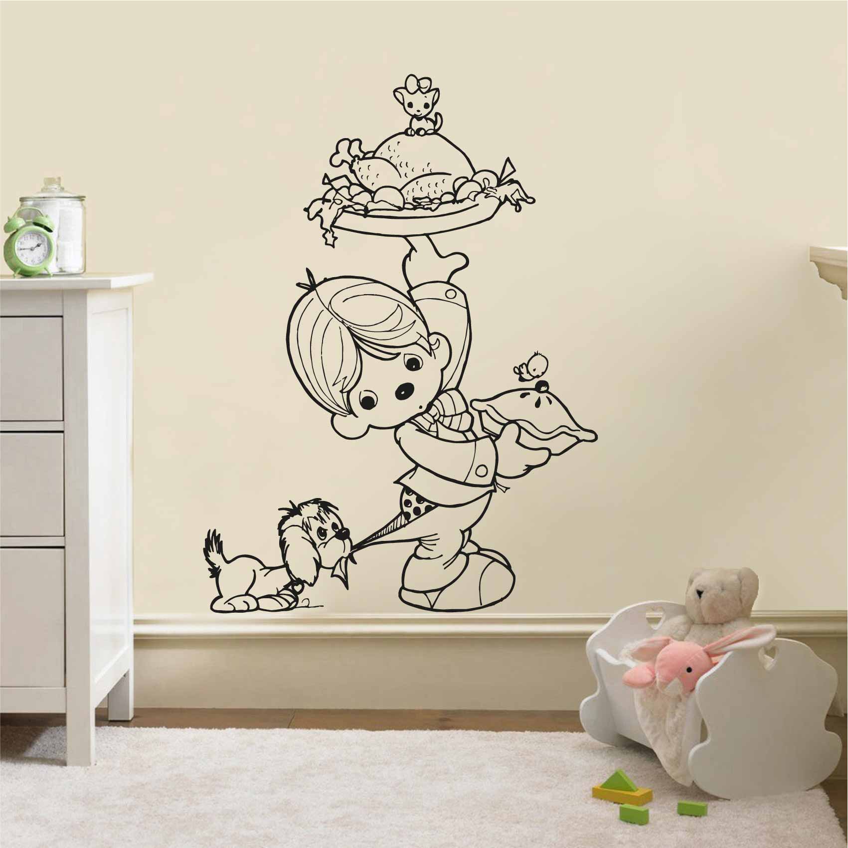 Stickers Enfant Serveur Dessin Autocollant Muraux Et Deco