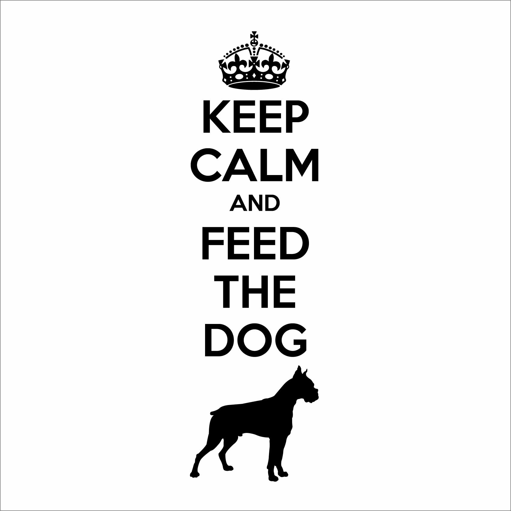 stickers-chien-keep-calm-ref1chien-autocollant-muraux-sticker-deco-feed-the-dog-cuisine-salon-fb