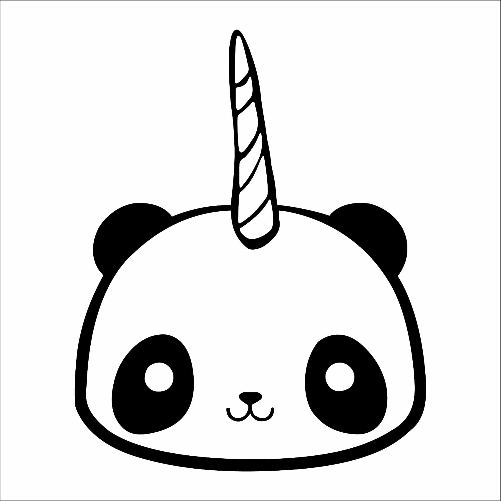 Le plus r cent pour Dessin  Panda  Licorne  Facile Random 