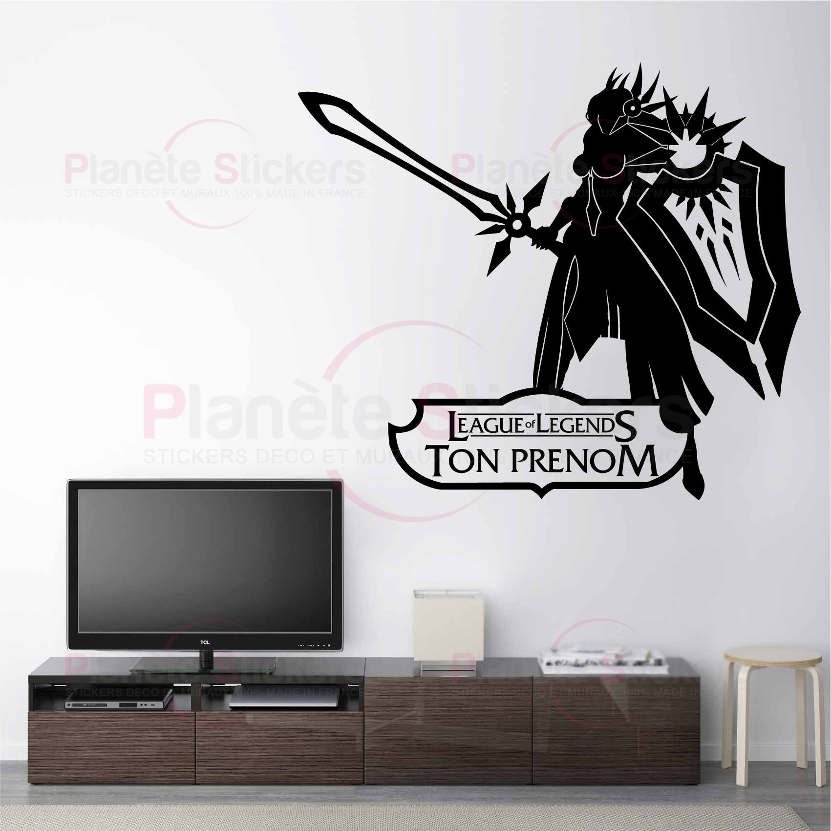 stickers-personnalisé-Leona-Lol-ref21lol-stickers-muraux-league-of-legends-autocollant-mural-jeux-video-sticker-lol-gamer-deco-gaming-salon-chambre
