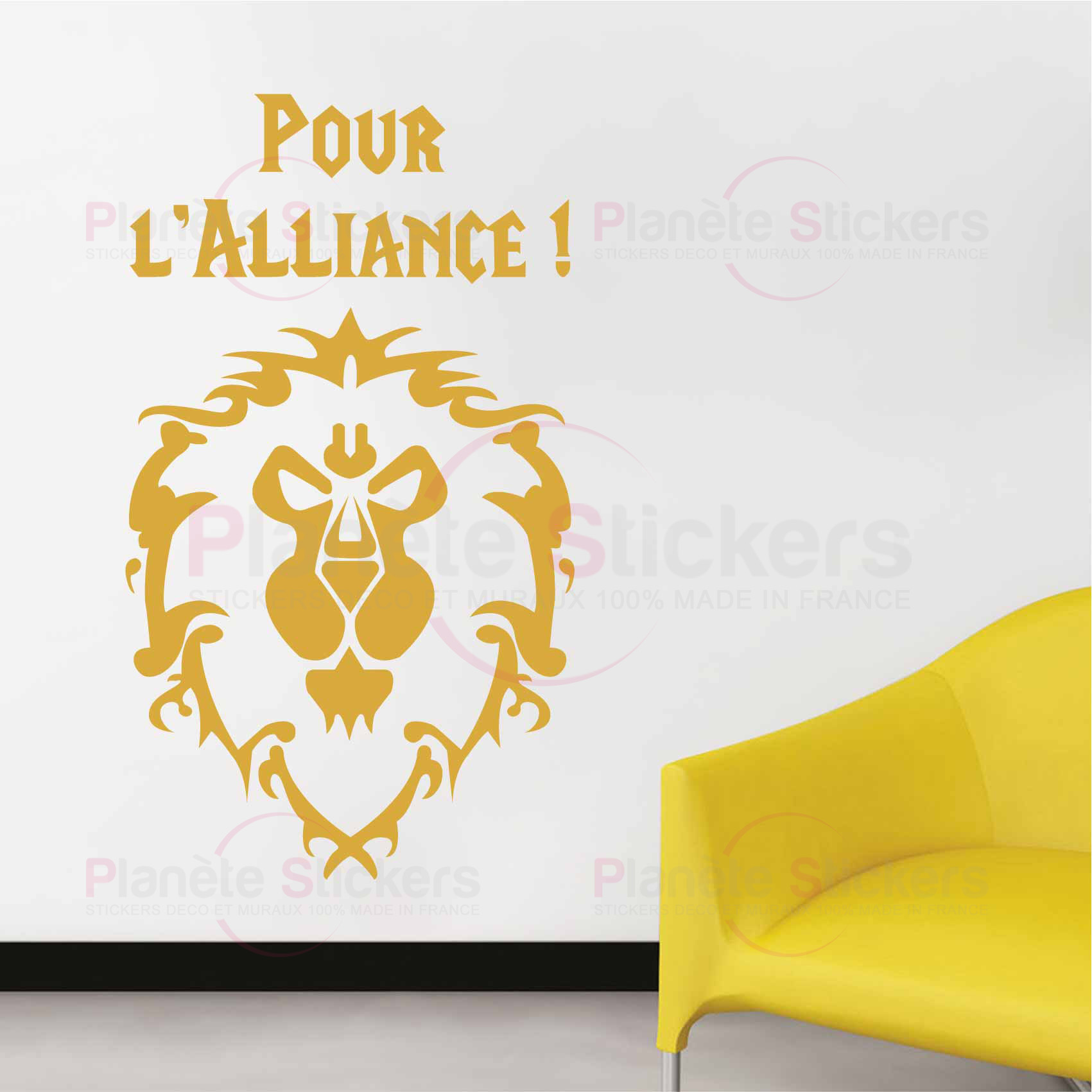stickers-pour-l-alliance-world-of-warcraft-ref11wow-stickers-muraux-world-of-warcraft-autocollant-mural-jeux-video-sticker-gamer-deco-gaming-salon-chambre