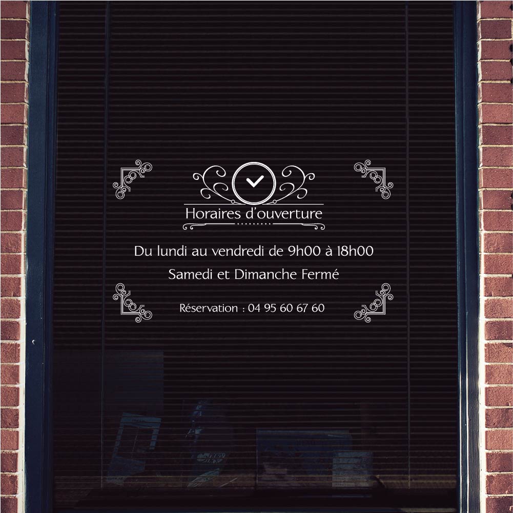 stickers-horaires-ouverture-vitrine-ref5horaireboutique-autocollant-horaire-porte-sticker-vitrine-café-magasin-boutique-personnalisable
