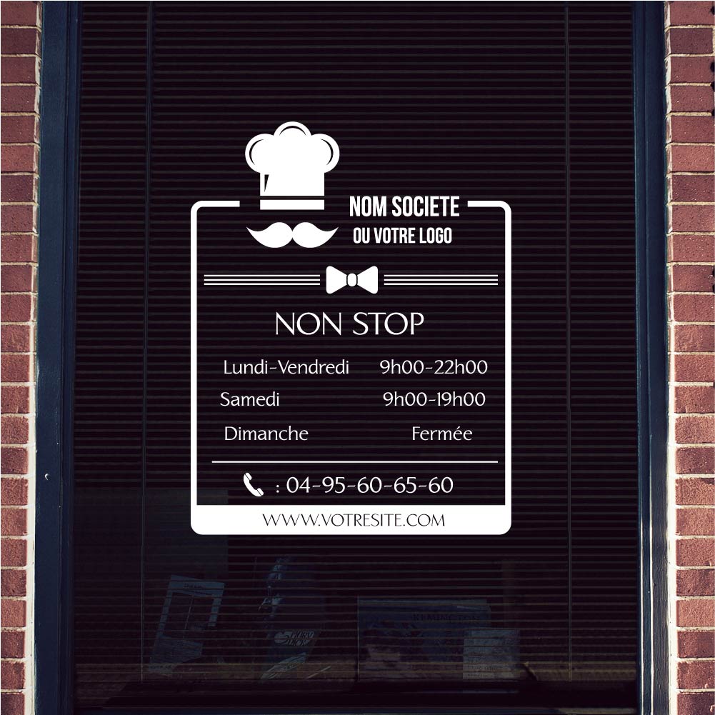 stickers-horaires-restaurant-personnalisable-ref3horaireboutique-autocollant-horaire-porte-sticker-vitrine-café-magasin-boutique-personnalisé