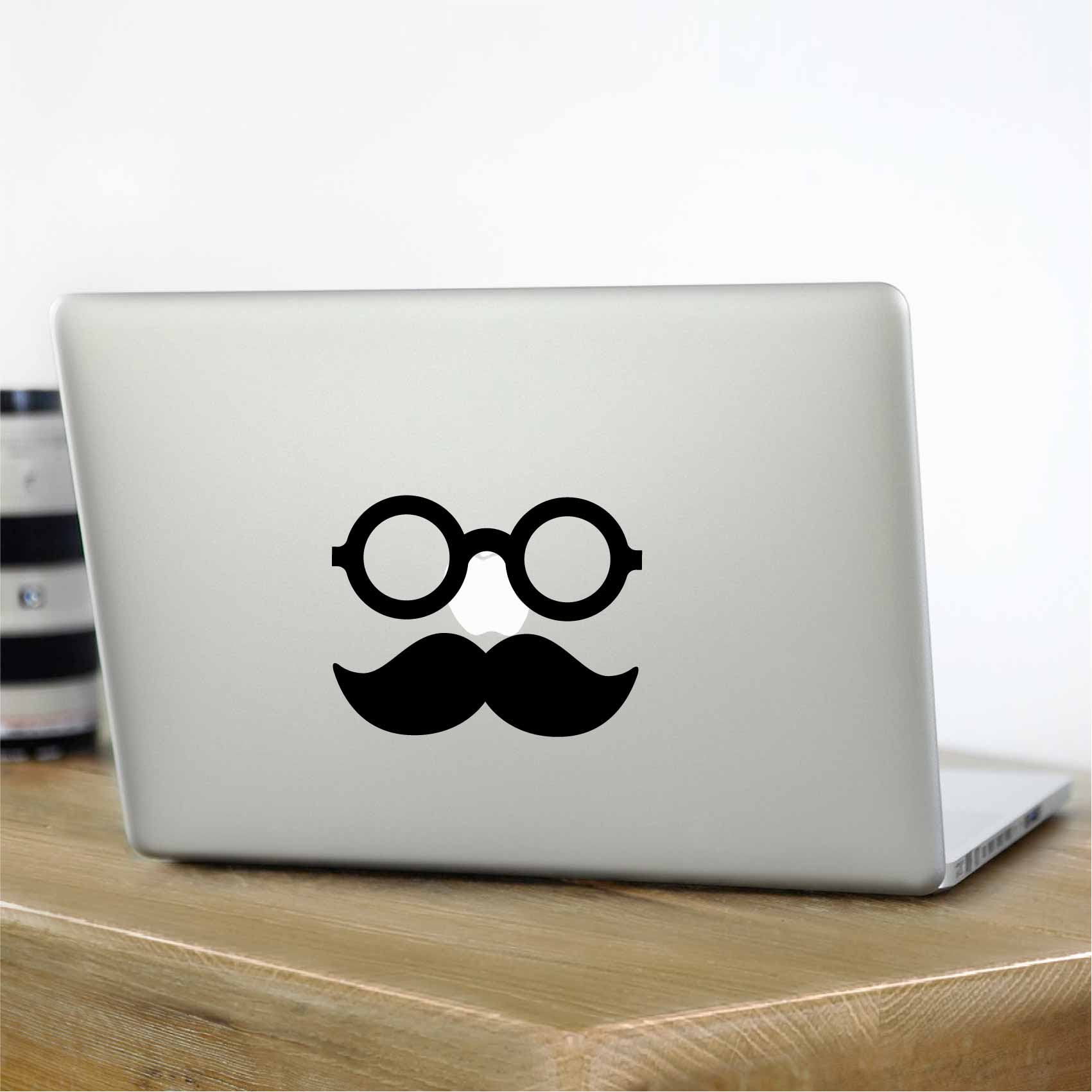stickers-pour-mac-lunettes-moustache-ref24mac-autocollant-macbook-pro-sticker-ordinateur-portable-macbook-air