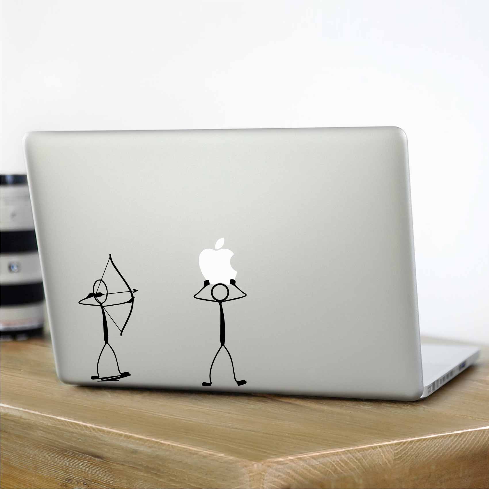Stickers pour Mac Stickman - autocollant Macbook