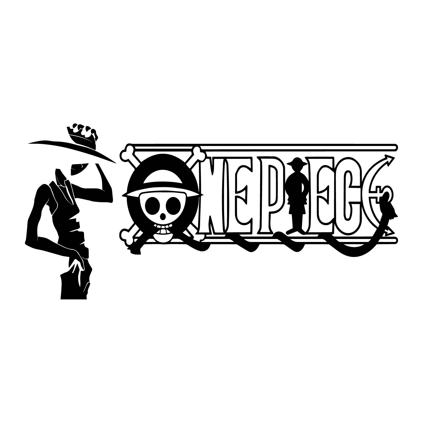 Stickers pour Mac One Piece - autocollant Macbook