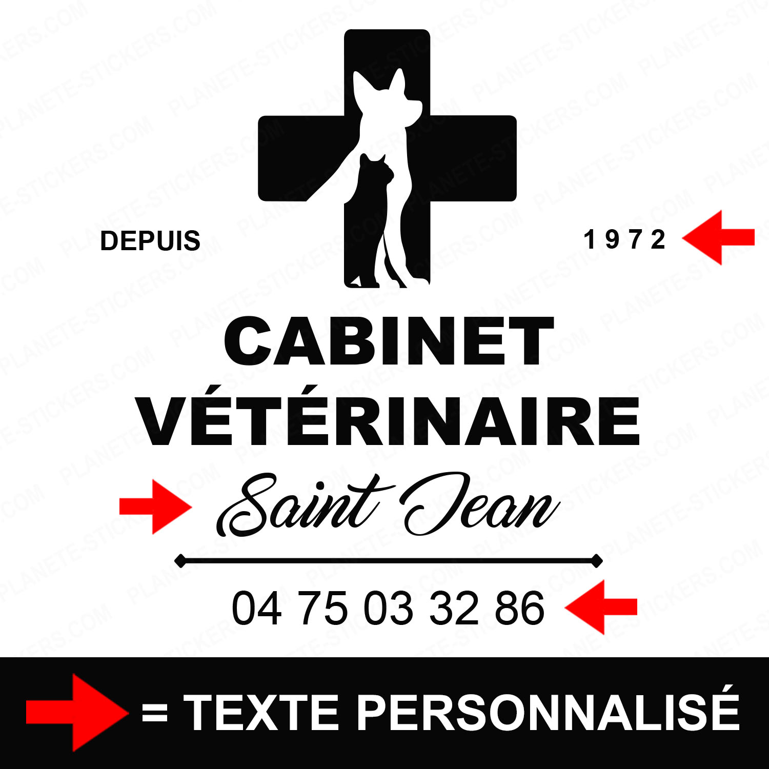 ref2veterinairevitrine-stickers-cabinet-vétérinaire-vitrine-sticker-personnalisé-autocollant-pro-veterinaire-professionnel-2