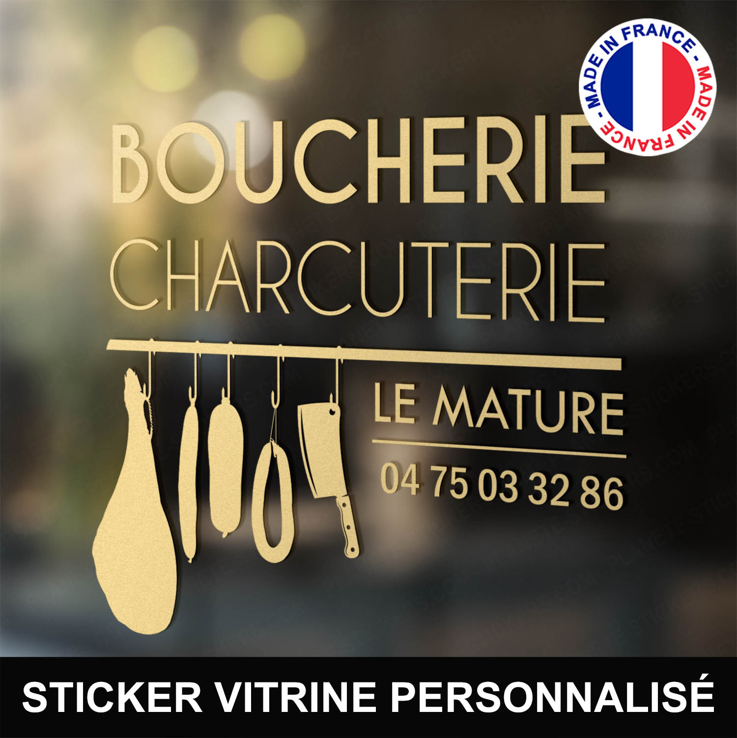 ref3boucherievitrine-stickers-boucherie-charcuterie-vitrine-sticker-personnalisé-autocollant-boutique-pro-boucher-charcutier-professionnel