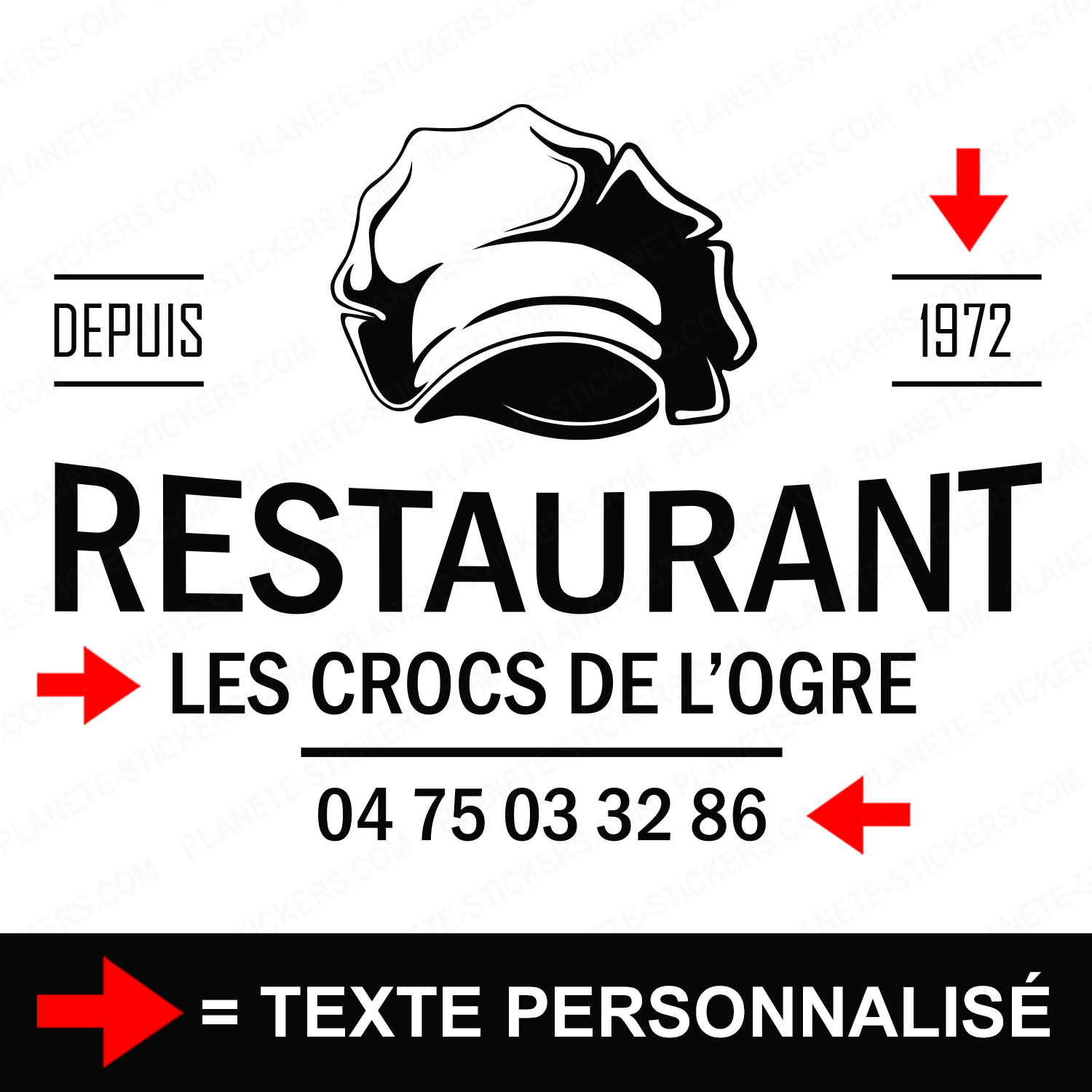 ref14restaurantvitrine-stickers-restaurant-vitrine-restaurant-sticker-personnalisé-autocollant-pro-restaurateur-vitre-resto-professionnel-logo-toque-2