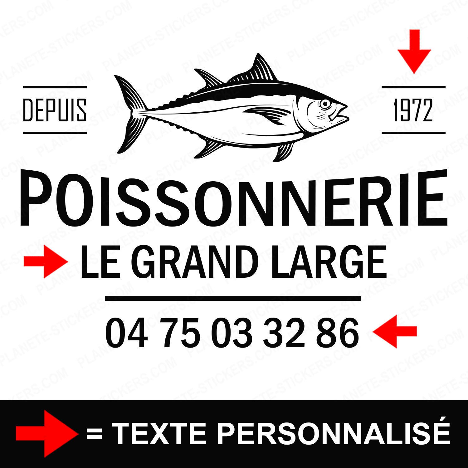 ref17poissonnerievitrine-stickers-poissonnerie-vitrine-sticker-personnalisé-autocollant-poissonnier-pro-vitre-poisson-professionnel-logo-thon-2