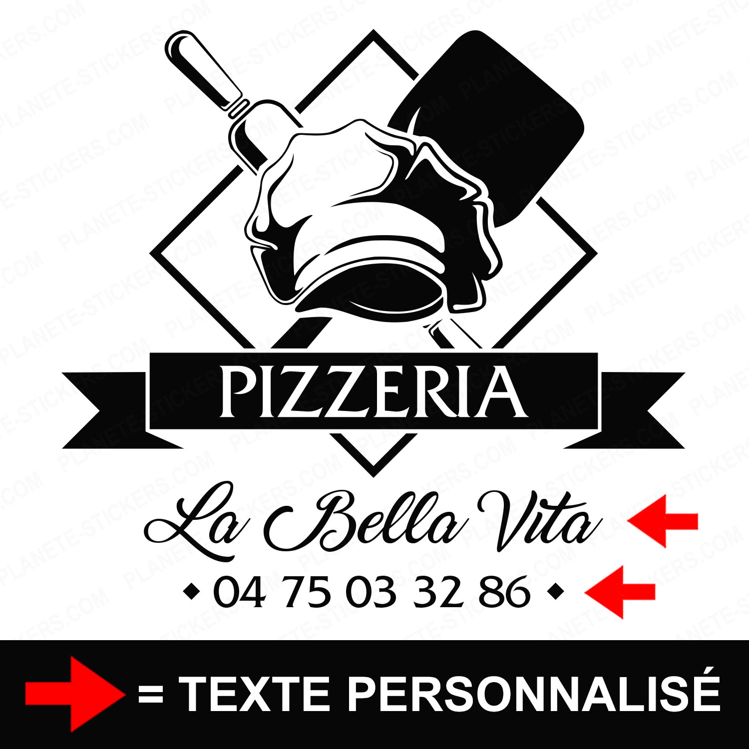 ref15pizzeriavitrine-stickers-pizzeria-vitrine-pizza-restaurant-sticker-personnalisé-autocollant-pro-restaurateur-vitre-resto-professionnel-logo-toque-2