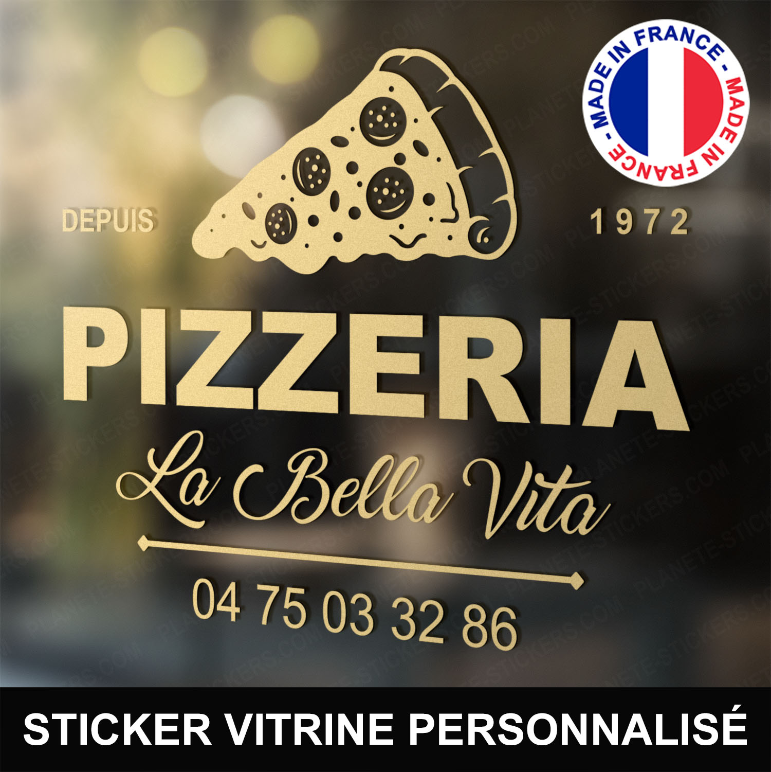 ref16pizzeriavitrine-stickers-pizzeria-vitrine-pizza-restaurant-sticker-personnalisé-autocollant-pro-restaurateur-vitre-resto-professionnel-logo-pizza