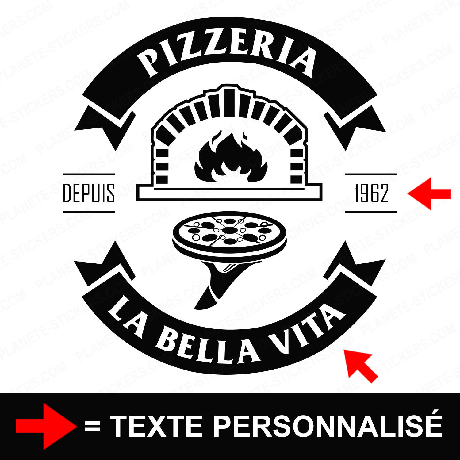 ref22pizzeriavitrine-stickers-pizzeria-vitrine-pizza-restaurant-sticker-personnalisé-autocollant-pro-restaurateur-vitre-resto-professionnel-logo-four-pizza-2