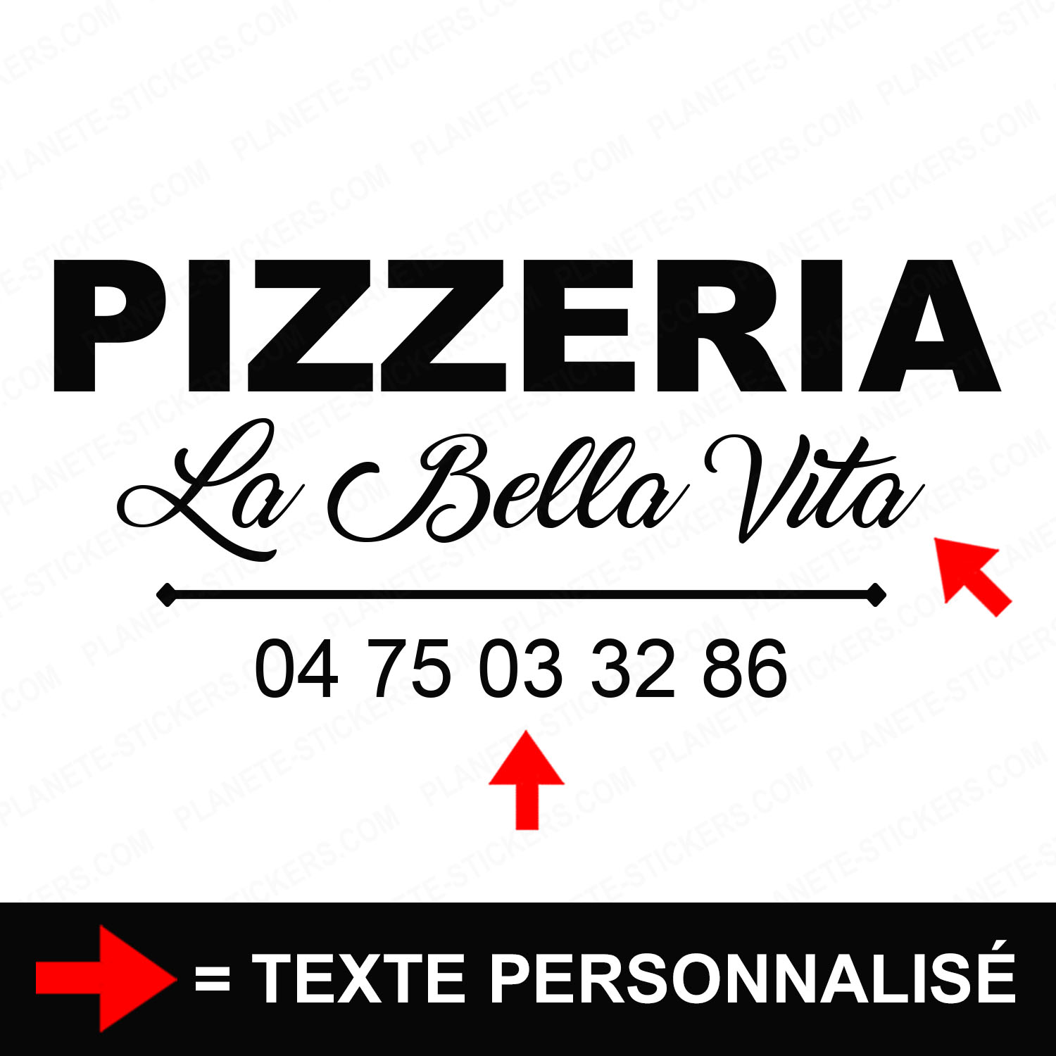 ref31pizzeriavitrine-stickers-pizzeria-vitrine-pizza-restaurant-sticker-personnalisé-autocollant-pro-restaurateur-vitre-resto-professionnel-logo-écriture-2