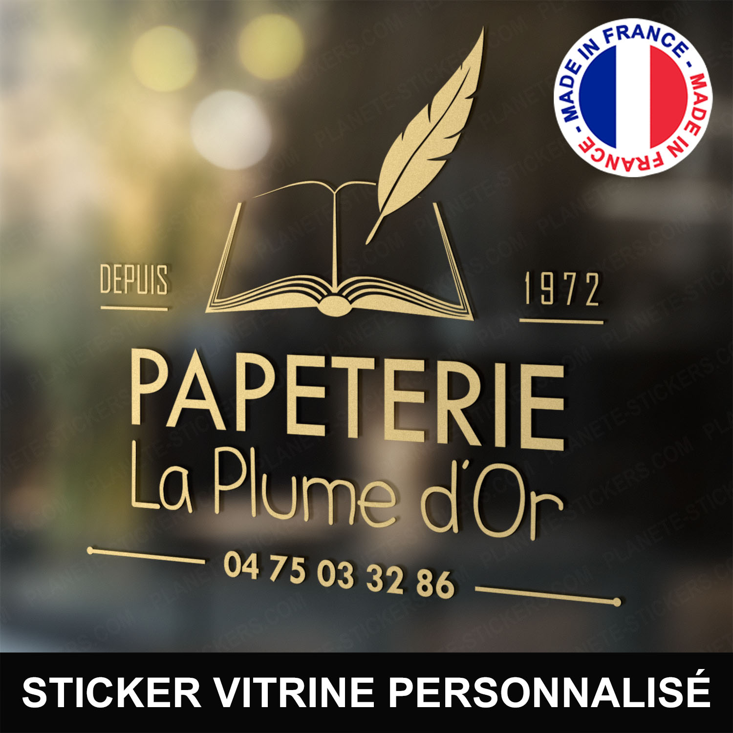 ref6papeterievitrine-stickers-papeterie-vitrine-sticker-personnalisé-autocollant-pro-papetier-vitre-professionnel-logo-plume-livre