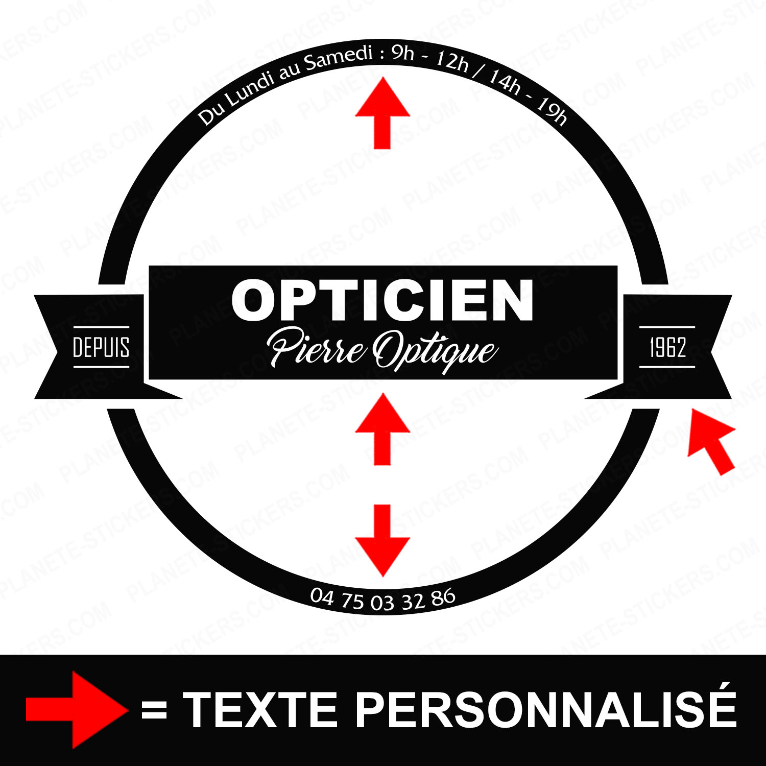 ref11opticienvitrine-stickers-opticien-vitrine-optique-sticker-personnalisé-lunetier-autocollant-pro-opticiens-vitre-magasin-boutique-opticienne-professionnel-logo-lunettes-rond-2