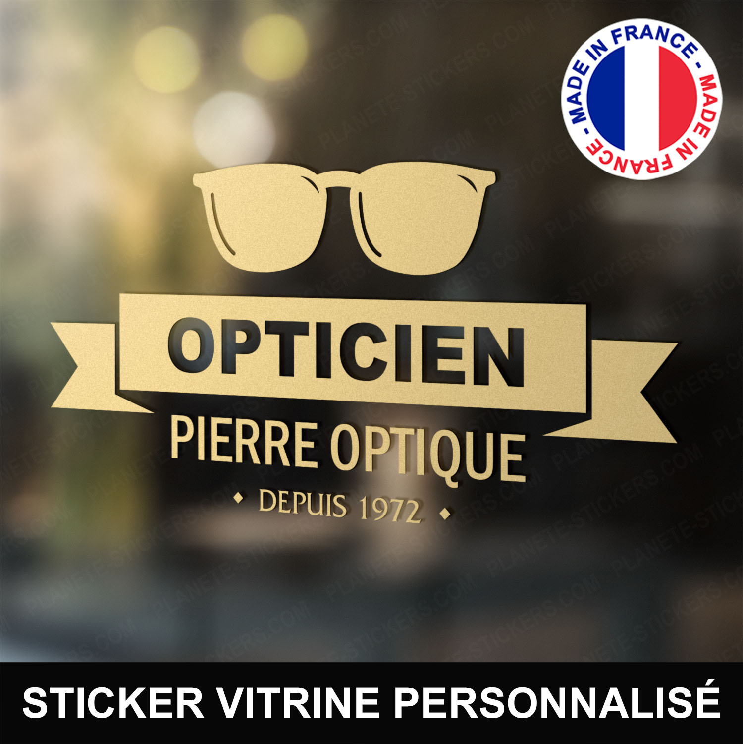 ref17opticienvitrine-stickers-opticien-vitrine-optique-sticker-personnalisé-lunetier-autocollant-pro-opticiens-vitre-magasin-boutique-opticienne-professionnel-logo-lunettes-soleil