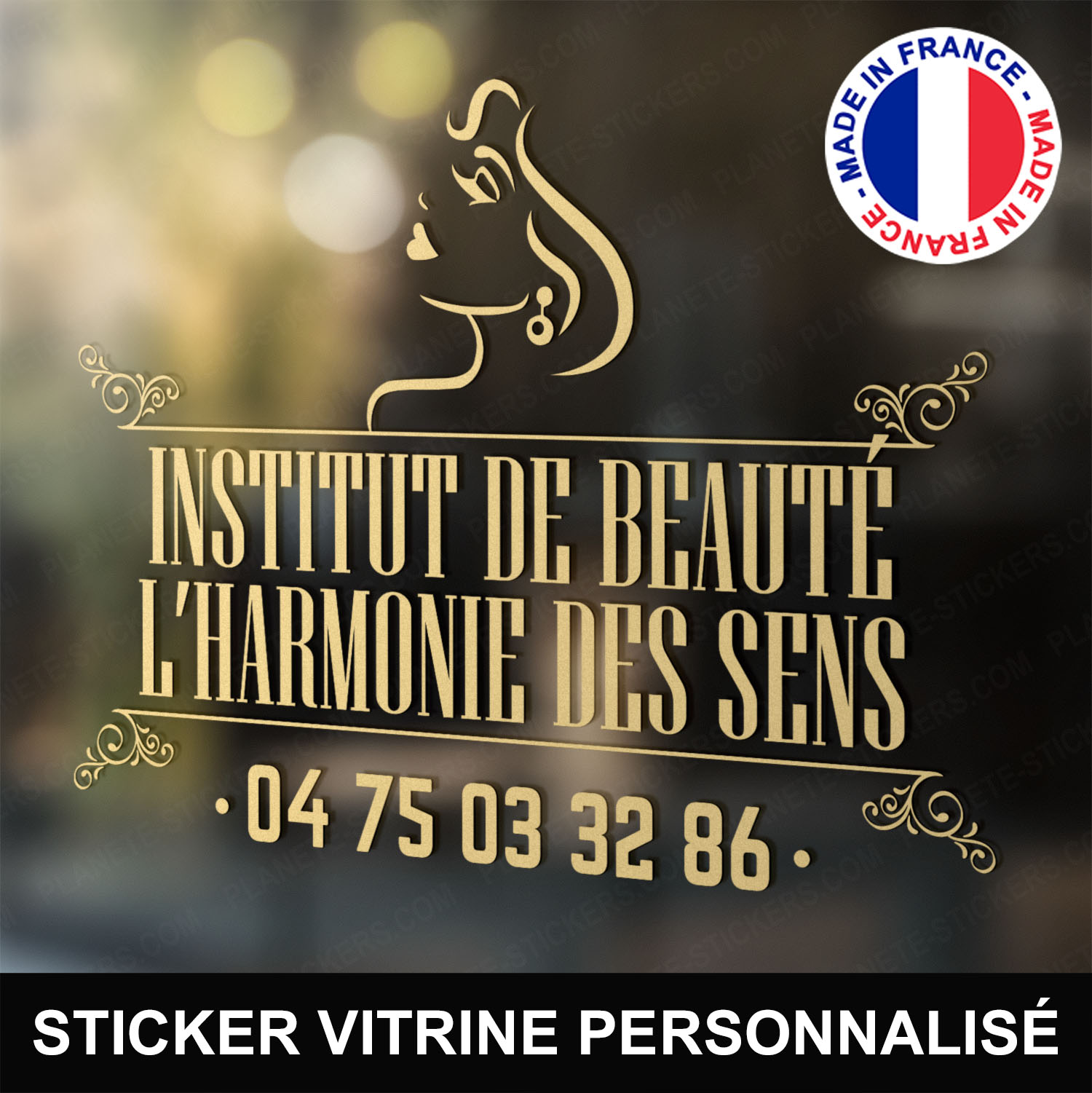 ref11institutdebeautevitrine-stickers-vitrine-institut-de-beauté-sticker-personnalisé-beaute-autocollant-salon-esthétique-esthéticienne-vitre-vitrophanie-logo-femme