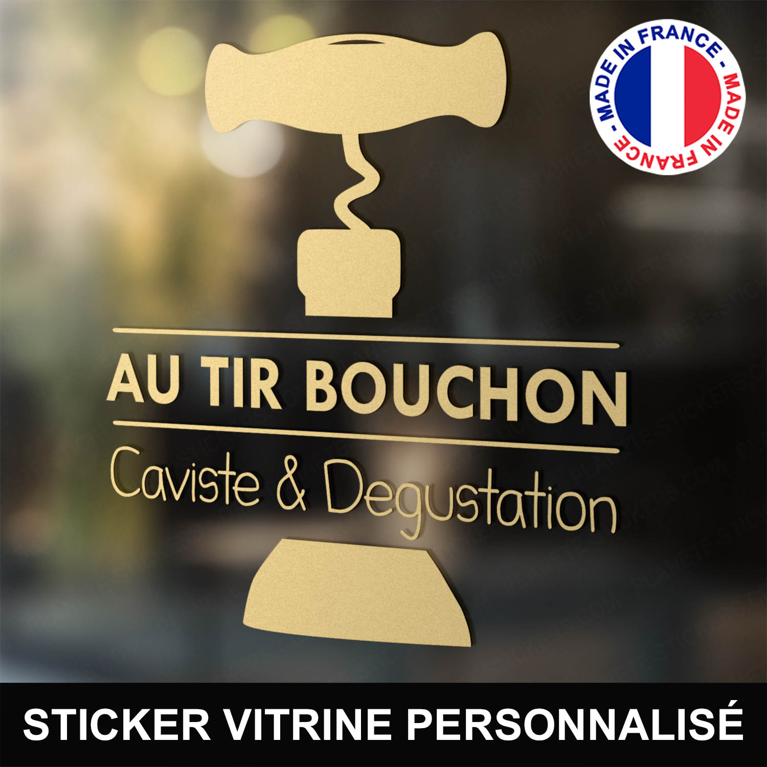 ref3cavistevitrine-stickers-caviste-vitrine-sticker-personnalisé-autocollant-vin-boutique-pro-degustation-tir-bouchon-professionnel