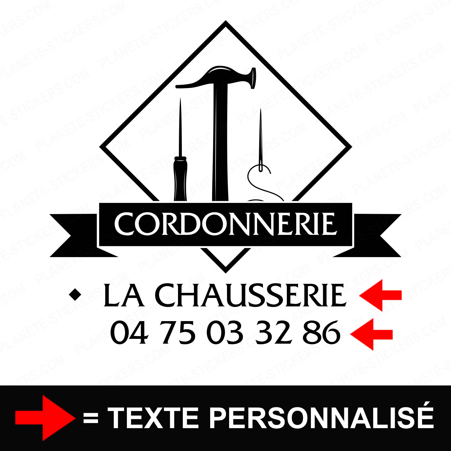 ref4cordonniervitrine-stickers-cordonnerie-vitrine-sticker-personnalisé-autocollant-atelier-chaussure-marteau-reparation-pro-professionnel-2